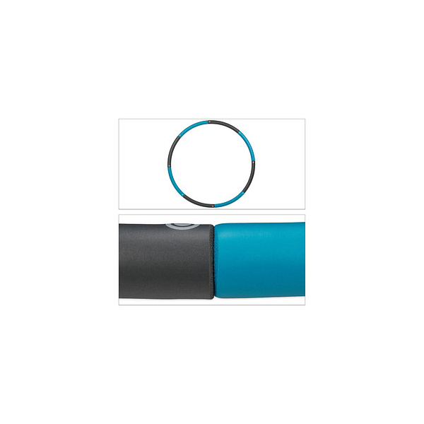 4052025337568 - Relaxdays Hula Hoop Reifen 90cm Ø Fitnessreifen für Erwachsene Abnehmen & Bauchtraining zusammensteckbar blau grau 4052025337568 - Relaxdays Hula Hoop Reifen 90cm Ø Fitnessreifen für Erwachsene Abnehmen & Bauchtraining zusammensteckbar blau grau