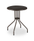 relaxdays Gartentisch braun rund