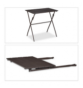 relaxdays Gartentisch braun rechteckig