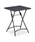 relaxdays Gartentisch anthrazit quadratisch