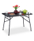 relaxdays Gartentisch anthrazit rechteckig