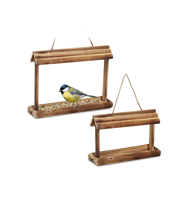 Vogelfutterspender braun