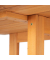 relaxdays Gartentisch natur rechteckig
