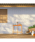 relaxdays Gartentisch natur rechteckig