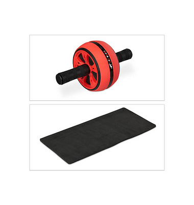 relaxdays Bauchtrainer schwarz