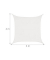 relaxdays Sonnensegel quadratisch weiß 4,0 x 4,0 m