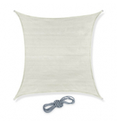 Sonnensegel quadratisch weiß 2,0 x 2,0 m