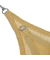 relaxdays Sonnensegel dreieckig beige 4,0 x 4,0 m