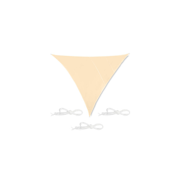 4052025893118 - Sonnensegel dreieckig beige 50 x 50 m 4052025893118 relaxd 4052025893118 - Sonnensegel dreieckig beige 50 x 50 m 4052025893118 relaxd