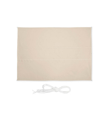 relaxdays Sonnensegel rechteckig beige 3,5 x 4,5 m