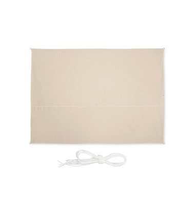 relaxdays Sonnensegel rechteckig beige 2,5 x 3,5 m