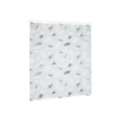 relaxdays Duschrollo Blätter 140,0 x 240,0 cm