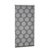 relaxdays Duschrollo schwarz, grau 80,0 x 240,0 cm
