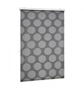 Duschrollo schwarz, grau 100,0 x 240,0 cm