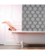 relaxdays Duschrollo schwarz, grau 100,0 x 240,0 cm