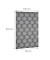 relaxdays Duschrollo schwarz, grau 100,0 x 240,0 cm