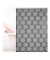 relaxdays Duschrollo schwarz, grau 120,0 x 240,0 cm