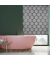 relaxdays Duschrollo schwarz, grau 120,0 x 240,0 cm