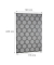 relaxdays Duschrollo schwarz, grau 120,0 x 240,0 cm