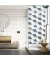 relaxdays Duschrollo Dreiecke 120,0 x 240,0 cm