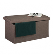 relaxdays Sitztruhe 10031616_709 dunkelgrau Holz 76,5 cm