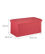 relaxdays Sitztruhe 10031616_708 rot Holz 76,5 cm