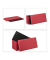 relaxdays Sitztruhe 10031616_708 rot Holz 76,5 cm