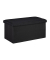relaxdays Sitztruhe 10031616_46 schwarz Holz 76,5 cm