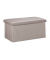 relaxdays Sitztruhe 10031586_111 grau Holz 76,5 cm