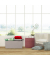 relaxdays Sitztruhe 10031586_111 grau Holz 76,5 cm