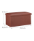 relaxdays Sitztruhe 10031586_93 braun Holz 76,5 cm