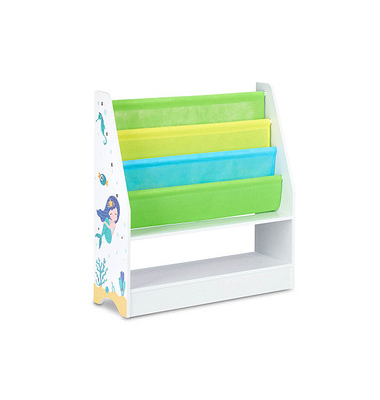 relaxdays Kinderregal mehrfarbig 71,0 x 23,0 x 74,0 cm
