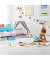 relaxdays Kinderregal mehrfarbig 71,0 x 23,0 x 74,0 cm