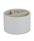 relaxdays Stiftehalter creme Lederimitat 3 Fächer 16,0 x 16,0 x 11,5 cm