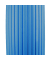 relaxdays Schubkarrenrad Vollgummi blau Stahl Felgen, Achse 2,0 cm