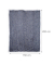 relaxdays Kuscheldecke grau, weiß, goldene Sternen 150,0 x 200,0 cm