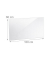 relaxdays Spritzschutz Küche transparent 100,0 x 0,6 x 60,0 cm