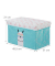 relaxdays Sitztruhe 10028894_1180 Lama Stoff 48,5 cm