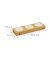 relaxdays Futterstation Hunde/Katzen braun 44,5 x 14,0 x 5,5 cm
