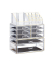 relaxdays Make-Up-Organizer transparent