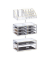 relaxdays Make-Up-Organizer transparent