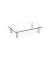 relaxdays Monitorständer silber, transparent