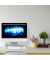 relaxdays Monitorständer silber, transparent