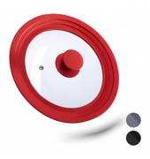 Universal-Topfdeckel rot 25,5 cm