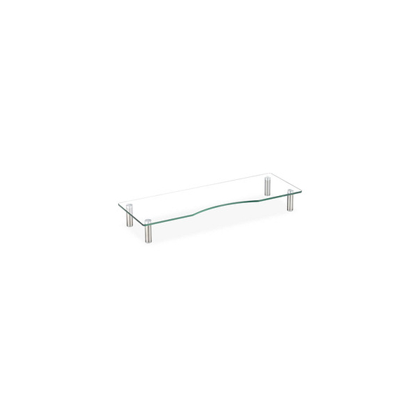 4052025921316 - Bildschirmständer Glas tv Aufsatz Notebookständer höhenverstellbar 9 - 11 cm b x t 70 x 24 cm transparent - Relaxdays 4052025921316 - Bildschirmständer Glas tv Aufsatz Notebookständer höhenverstellbar 9 - 11 cm b x t 70 x 24 cm transparent - Relaxdays