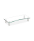 relaxdays Monitorständer silber, transparent