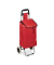 Einkaufstrolley 10027828_47, 28 Liter # Schloss, außen 42x28x92,5cm, Polyester, Kunststoff rot