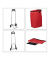 Einkaufstrolley 10027828_47, 28 Liter # Schloss, außen 42x28x92,5cm, Polyester, Kunststoff rot