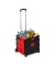 Einkaufstrolley 10027691_47, bis 35kg, 60 Liter, außen 46x37x39cm, Kunststoff, Aluminium, Gummi, schwarz/rot