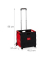 Einkaufstrolley 10027691_47, bis 35kg, 60 Liter, außen 46x37x39cm, Kunststoff, Aluminium, Gummi, schwarz/rot